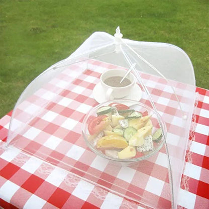 Foldable Food Mesh Cover Fly Anti Mosquito Pop-Up Food Cover Umbrella Meal Vegetable Fruit Breathable Cover Kitchen Accessories.