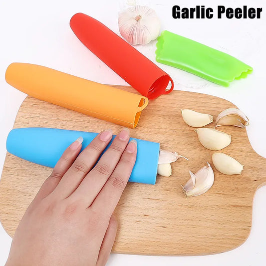 Silicone Garlic Peeler Household Manual Garlic Peeler Garlic Stripper Tube Multifunctional Garlic Peeler Kitchen Gadgets