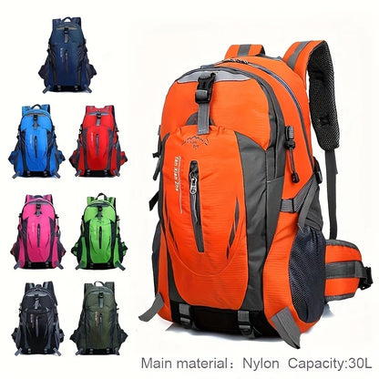 Outdoor Backpack Men's Large Capacity Travel Lightweight Casual Hiking Backpack Sports Waterproof Travel Mountaineering Bag