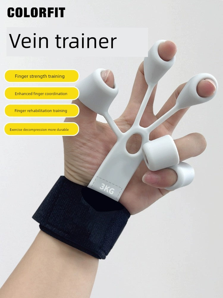 Vein Trainer Spring Grip Hand Strength Finger Strength KIRIN Arm Hand Exerciser Five Finger Enhancement Chest Expander