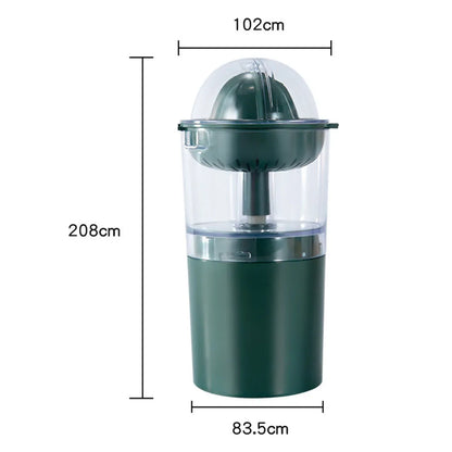 Portable Electric Fruit Juicer Citrus Orange Squeezer Mini Juicing Blender Machine Mixers Lid Rotation Press Juice Maker Outdoor