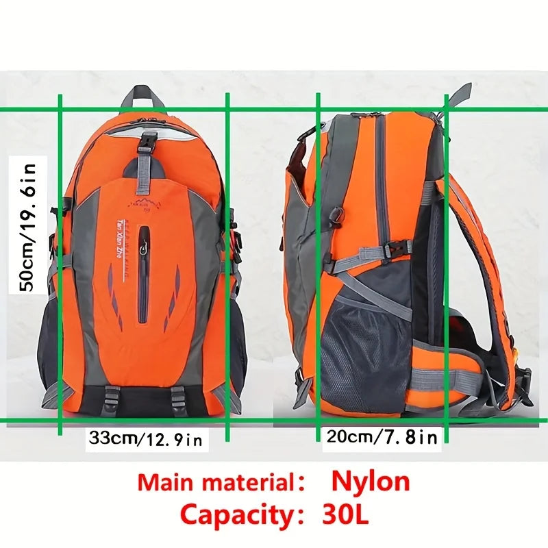 Outdoor Backpack Men's Large Capacity Travel Lightweight Casual Hiking Backpack Sports Waterproof Travel Mountaineering Bag