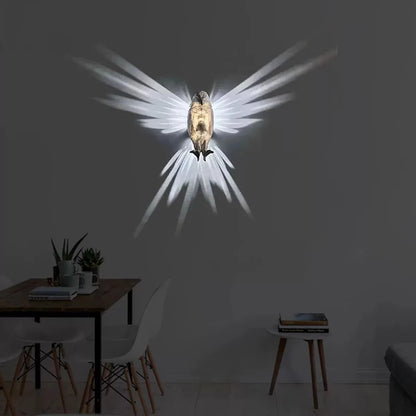 Modern Home Decoration Projector Wall Lamp 3D Print Resin Creative Anime Sconce Light Owl Eagle Corridor Atmosphere Night Lustre