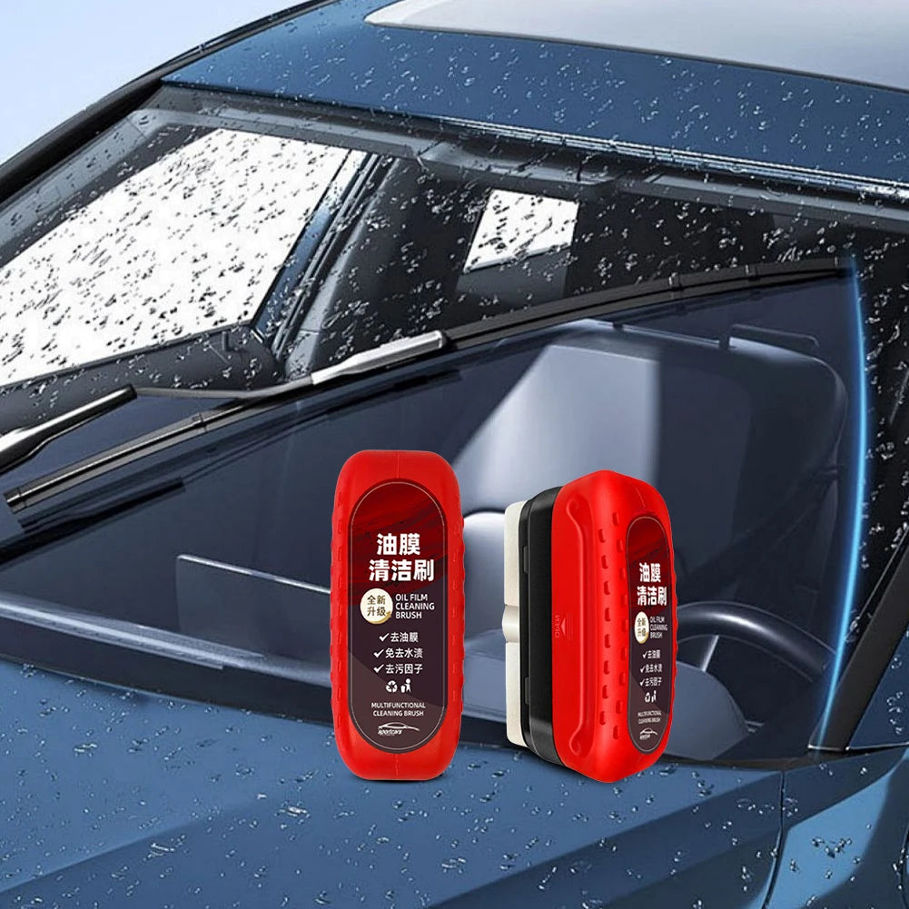 120ml Automotive Car Oil Film Cleaning Brush Car Glass Oil Film Cleaner Hydrophobic Windshield Oil Film Remover for Car Window