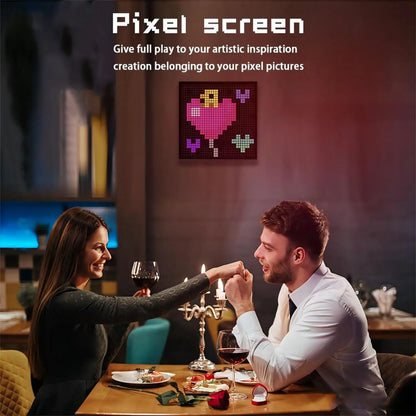 LED Pixel APP Cellphone Control Display 32X32 Programmable Night Light LED Screen for Gaming Decoration Business Advertisement