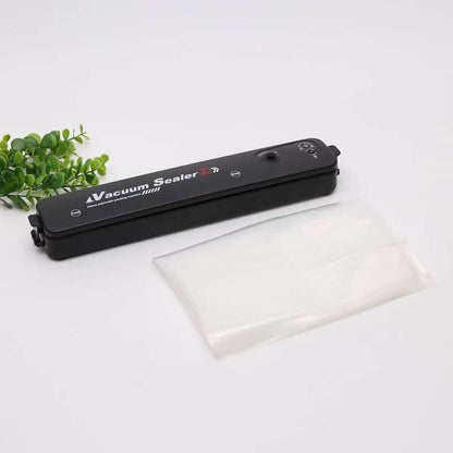 Scelleuse sous vide alimentaire 220V ou 110V, Machine d'emballage avec 10 sacs sous vide gratuits, ménage noir