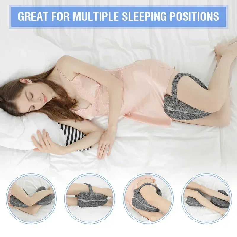 Home Body Memory Cotton Leg Pillow Pain Relief Thigh Leg Back Pad Cushion Sleeping Orthopedic Sciatica Back Hip