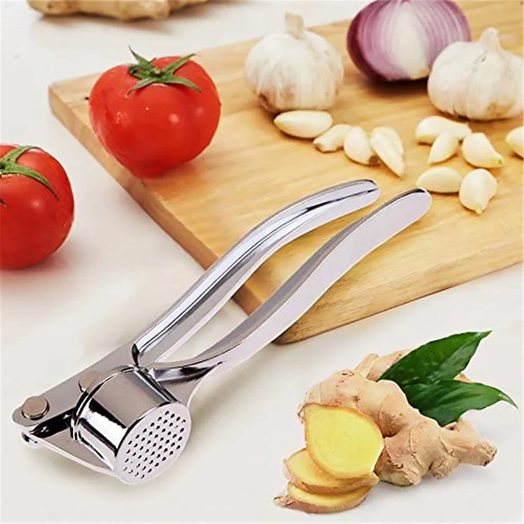 Garlic Press Crusher Mincer Kitchen Stainless Steel Garlic Smasher Squeezer Manual Press Grinding Tool Kitchen Accessories