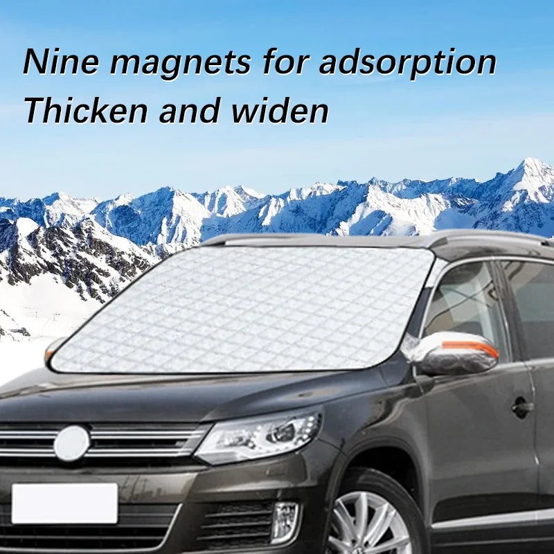 Magnetic Car Windshield Snow Cover Winter Ice-Frost Guard Sun Shade Protector For Volkswagen Tiguan Exterior Accessories