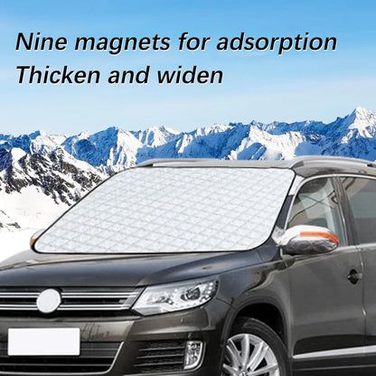 Magnetic Car Windshield Snow Cover Winter Ice-Frost Guard Sun Shade Protector For Volkswagen Tiguan Exterior Accessories