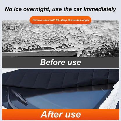 Magnetic Car Windshield Cover Windshield Frost Protector Cover Professional Car Windshield Snow Cover Magnetic Windscreen Cover