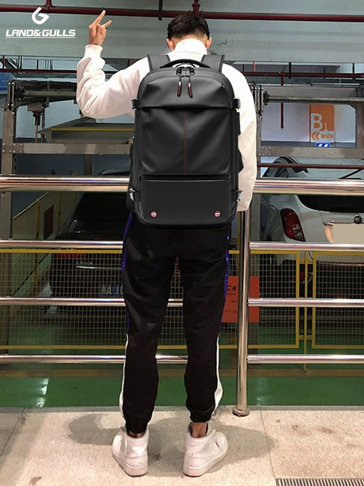 Lu Ou Casual Multi-Functional Large Capacity Men's Backpack