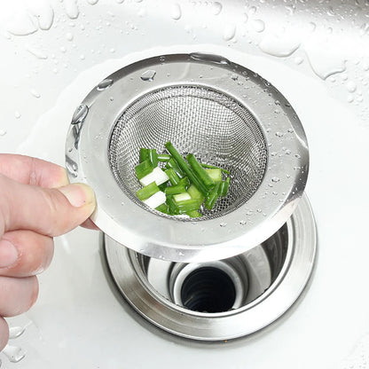 LINSBAYWU Kitchen Metal Sink Strainer Floor Drain Stainless Steel Bathtub Hair Catcher Stopper Shower Drain Hole Filter Trap