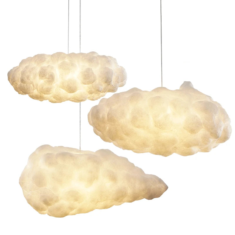 Modern Floating Cloud Led Pendant Lights Living Dining Children Room Chandelier Lighting Kitchen Bar Club Hanging Lamp Luminaire