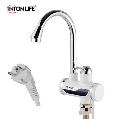 TINTON LIFE chauffe-eau électrique instantané sans réservoir robinet cuisine chauffage instantané robinet chauffe-eau avec LED prise ue