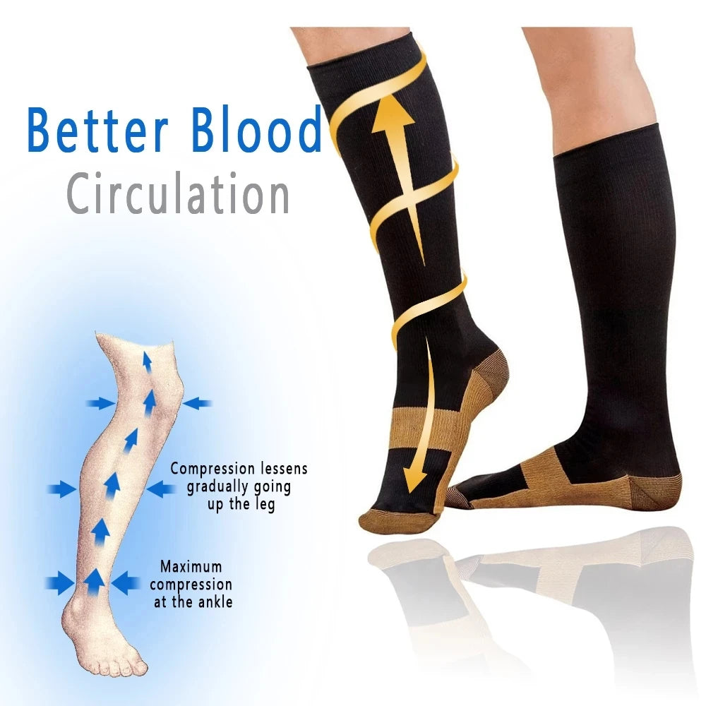 New Arrival Stockings Compression Golf Sport Socks Medical Nursing Stockings Prevent Varicose Veins Socks Fit For Rugby Socks