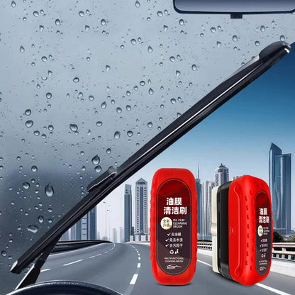 120ml Automotive Car Oil Film Cleaning Brush Car Glass Oil Film Cleaner Hydrophobic Windshield Oil Film Remover for Car Window