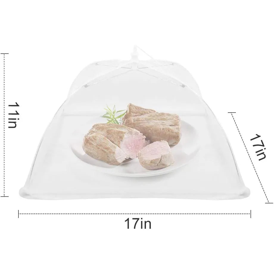 Foldable Food Mesh Cover Fly Anti Mosquito Pop-Up Food Cover Umbrella Meal Vegetable Fruit Breathable Cover Kitchen Accessories.