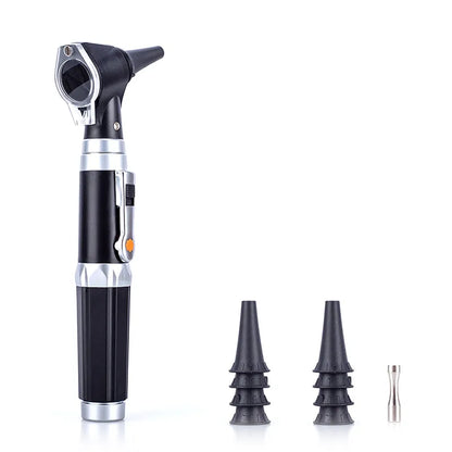 Professional Otoscopio Diagnostic Kit with 8 Tips Medical Home Doctor ENT Ear Care Endoscope LED Portable Otoscope Ear Cleaner