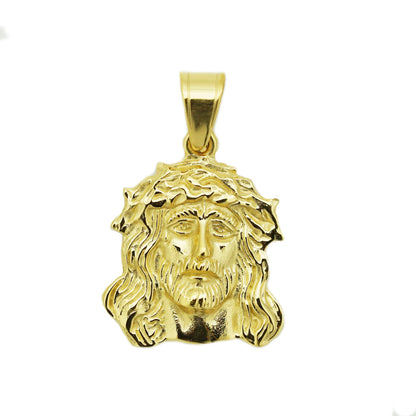 Gold color Jesus 316L stainless steel Charm Pendant Necklace For Women Men Party Jewelry Gift