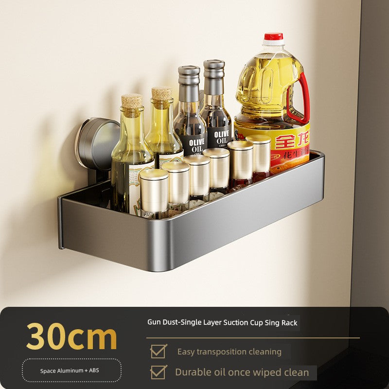 Punch-Free Suction Rack Wall-Mounted For Home Kitchen