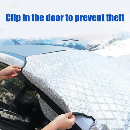 For Ford Explorer 2011 - 2022 Magnetic Car Windshield Sunshades Extra Thick Snow Ice Cover Protection