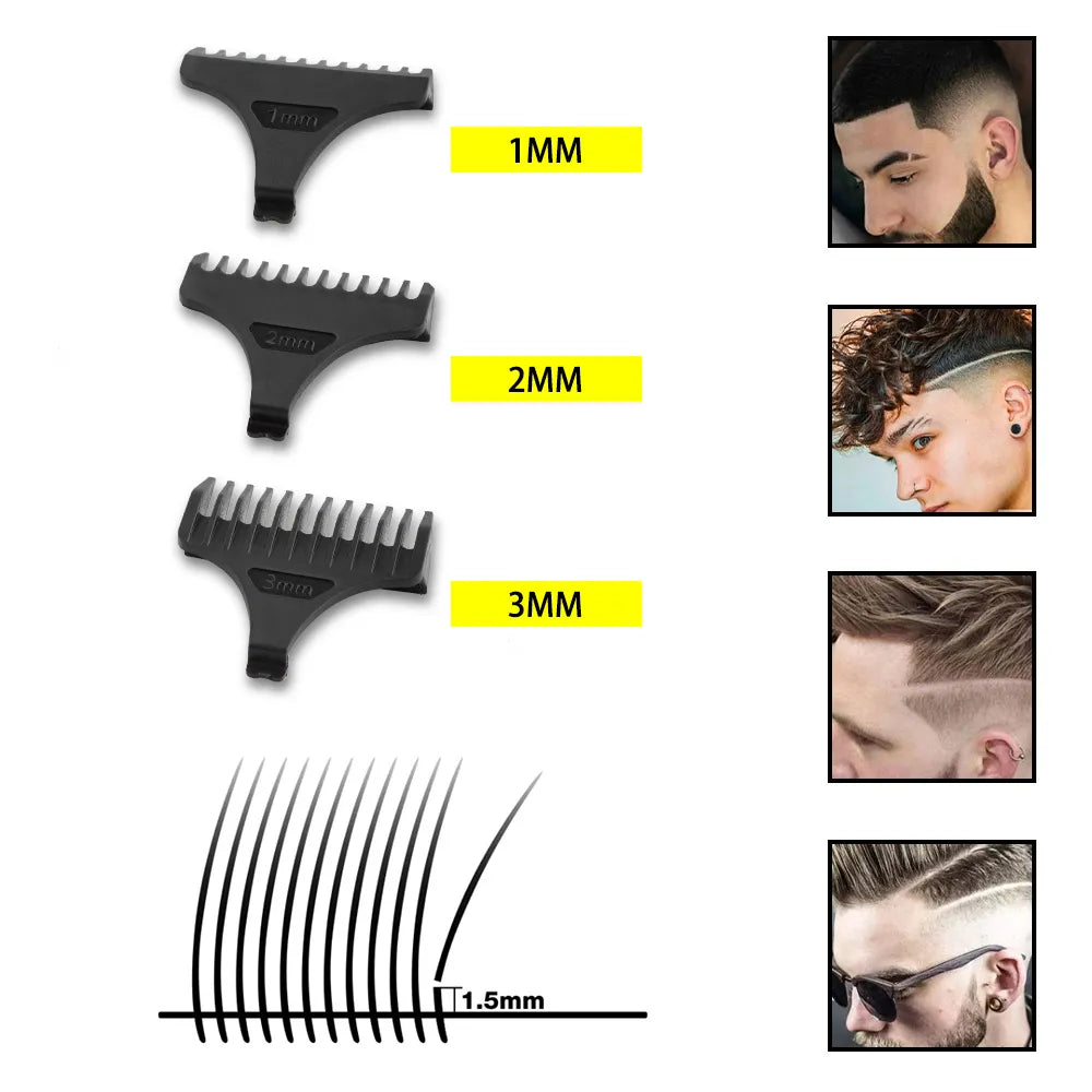Electric Men's shaver USB Trimmer for men Barber Razor Cordless T9 Hair cutting machine Beard Trimmer Shaving Machine Wireless