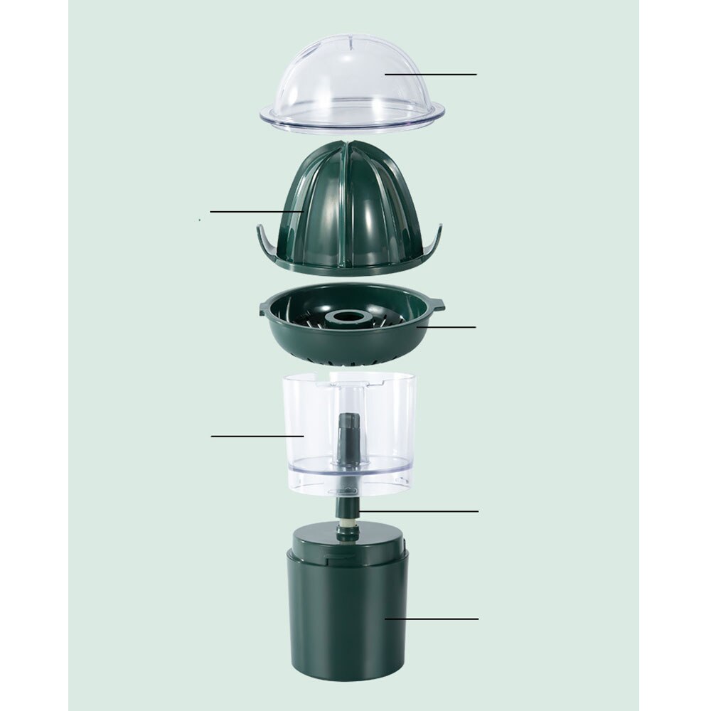 Portable Electric Fruit Juicer Citrus Orange Squeezer Mini Juicing Blender Machine Mixers Lid Rotation Press Juice Maker Outdoor