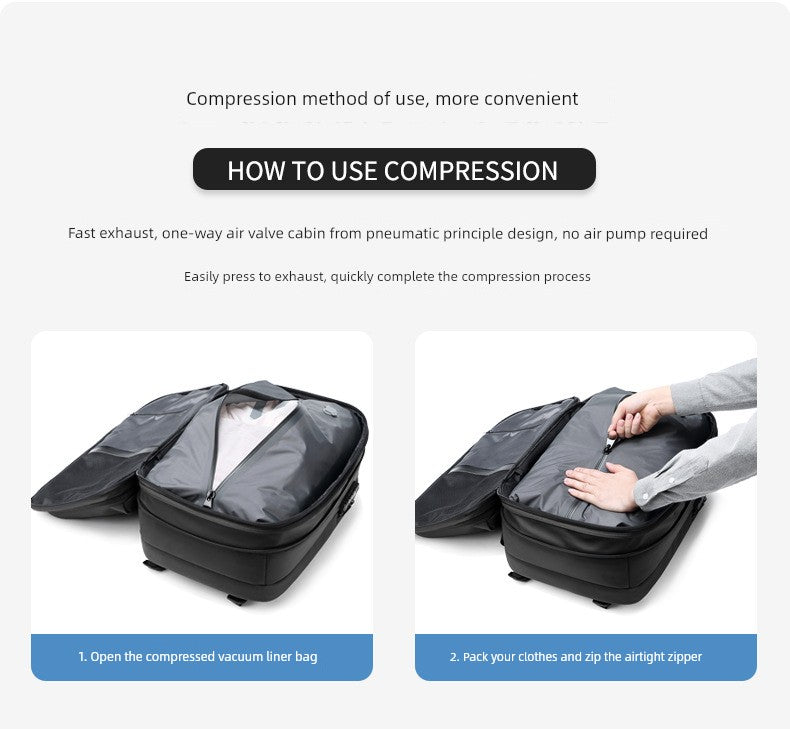 Lu Ou Casual Multi-Functional Large Capacity Men's Backpack