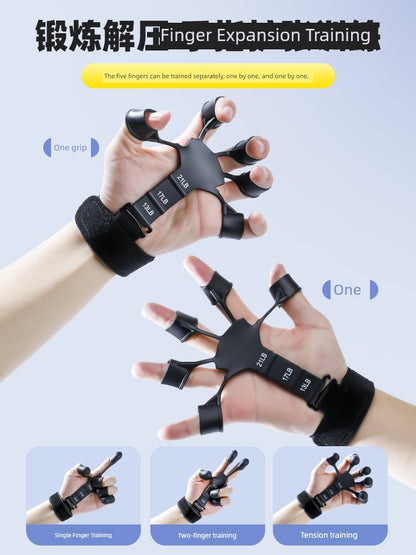 Vein Trainer Five Finger Finger Tension Spring Grip Professional Arm Training KIRIN Arm Muscles and Veins Rehabilitation Training Equipment