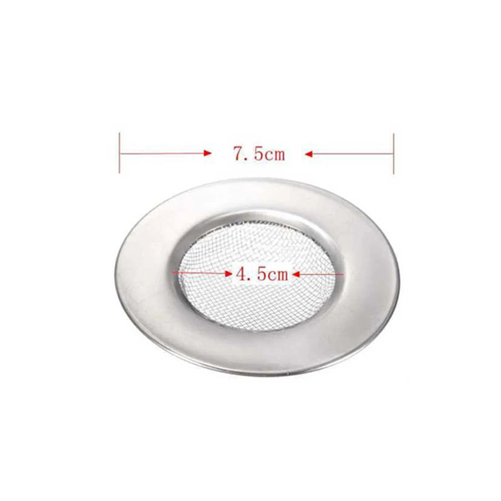 LINSBAYWU Kitchen Metal Sink Strainer Floor Drain Stainless Steel Bathtub Hair Catcher Stopper Shower Drain Hole Filter Trap