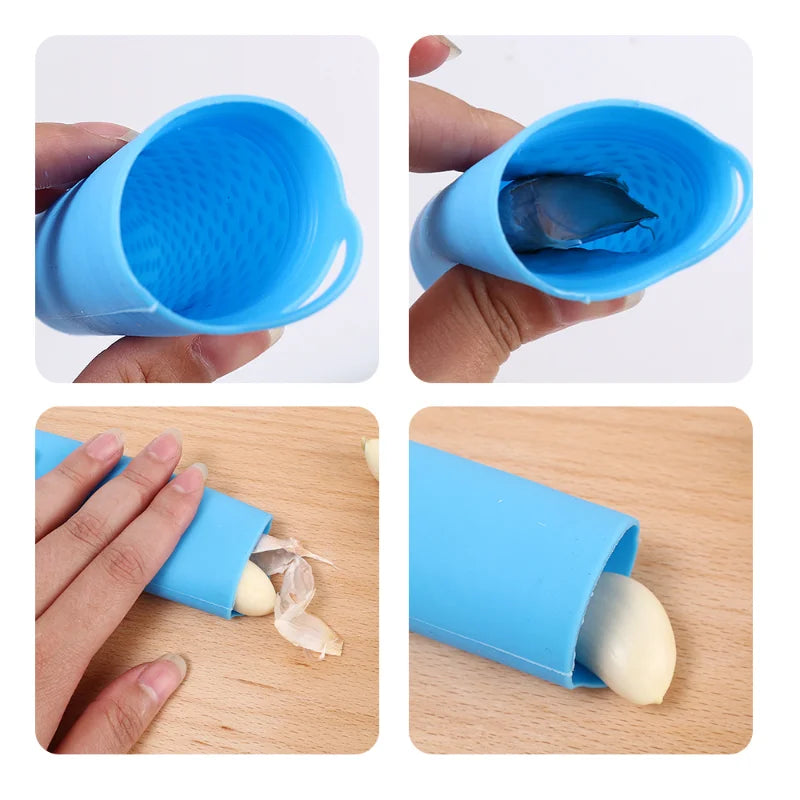 Silicone Garlic Peeler Household Manual Garlic Peeler Garlic Stripper Tube Multifunctional Garlic Peeler Kitchen Gadgets