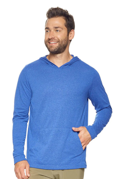 Men's Performance Heather Hoodie Shirt