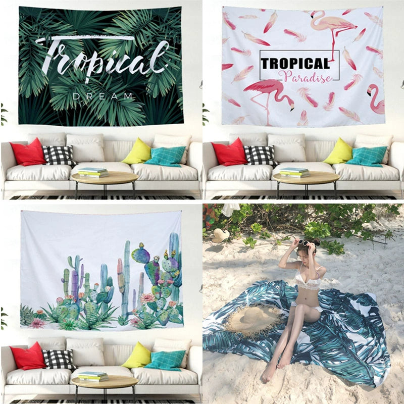 Ultra-Light Beach Towel Beach Mat Anchor Background Cloth Tapestry round Rectangular Veils Sunscreen Polyester Shawl Scarf