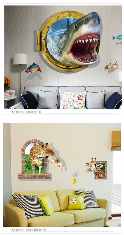 3D Wall Stickers Stylish Creative Decorations Dormitory Bedroom Background Wall Artificial Mural and Wallpaper Self-Adhesive