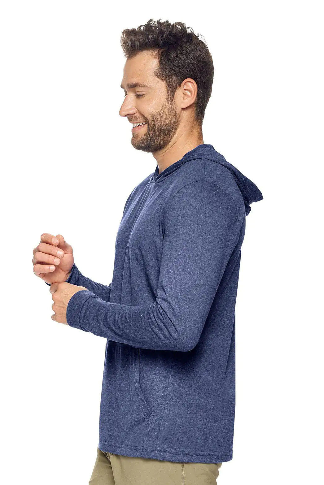 Men's Performance Heather Hoodie Shirt