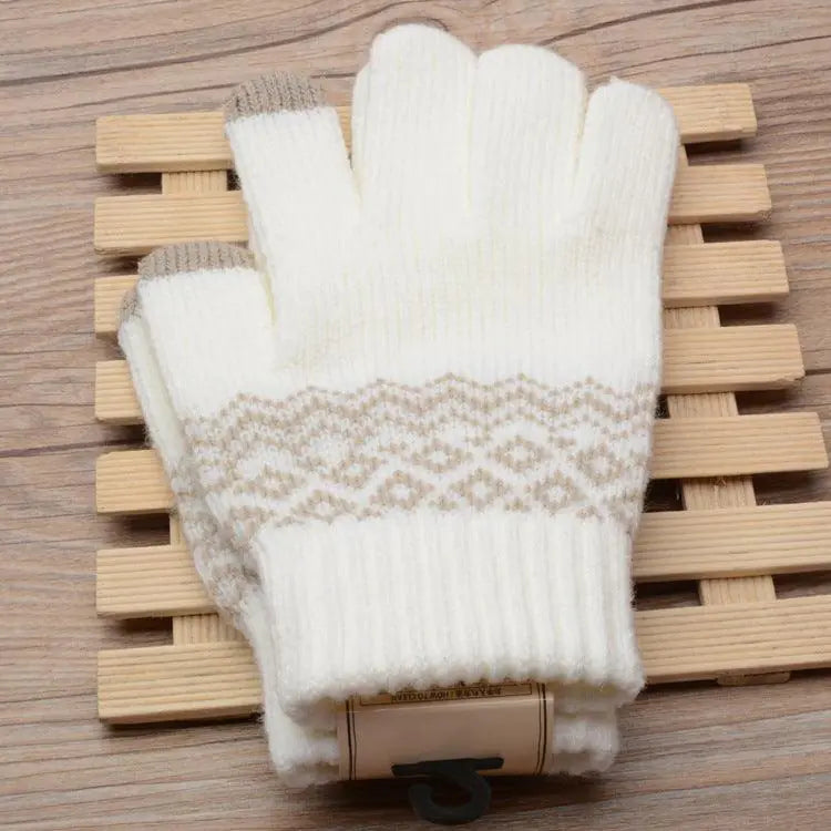 Touch screen Knit Gloves