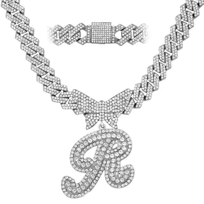 Crystal Butterfly Necklace - Jaazi Intl