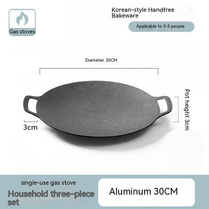 Home Medical Stone Barbecue Plate Outdoor Camping