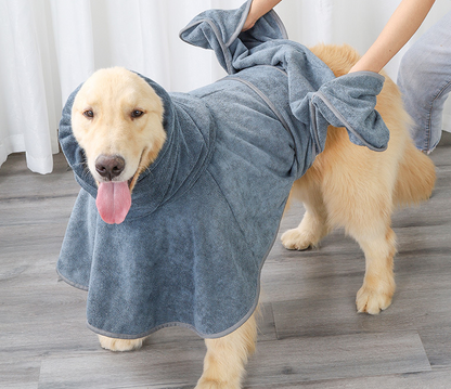 Pet Bathrobe Cotton Dog Towel Is Highly Absorbent