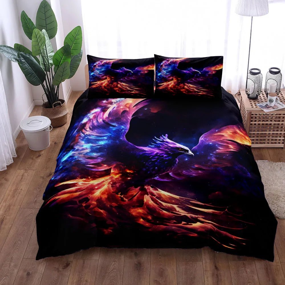 Abstract Space Nebula Duvet Cover Set UK Single Double Queen King US Twin Full King Size Bed Linen Set - Jaazi Intl