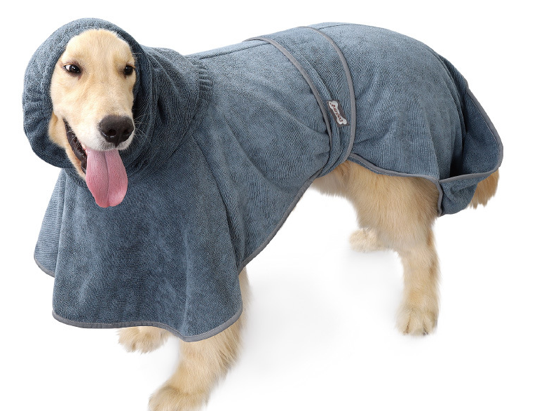 Pet Bathrobe Cotton Dog Towel Is Highly Absorbent