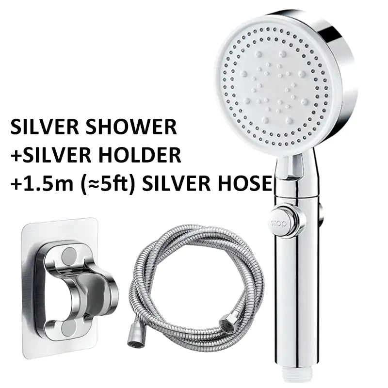 Adjustable Pressurized Shower Head - Jaazi Intl