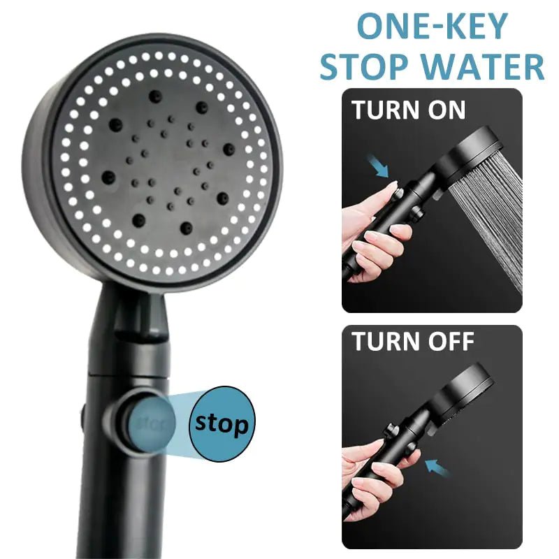 Adjustable Pressurized Shower Head - Jaazi Intl