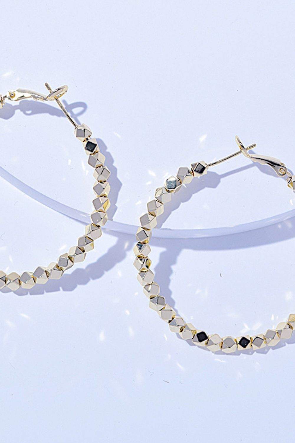 Alloy Hoop Earrings - Jaazi Intl