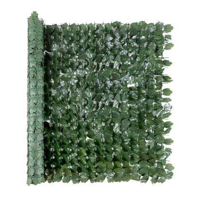 Artificial Green Silk Ivy Privacy Fence Roll 94" x 39" - Jaazi Intl