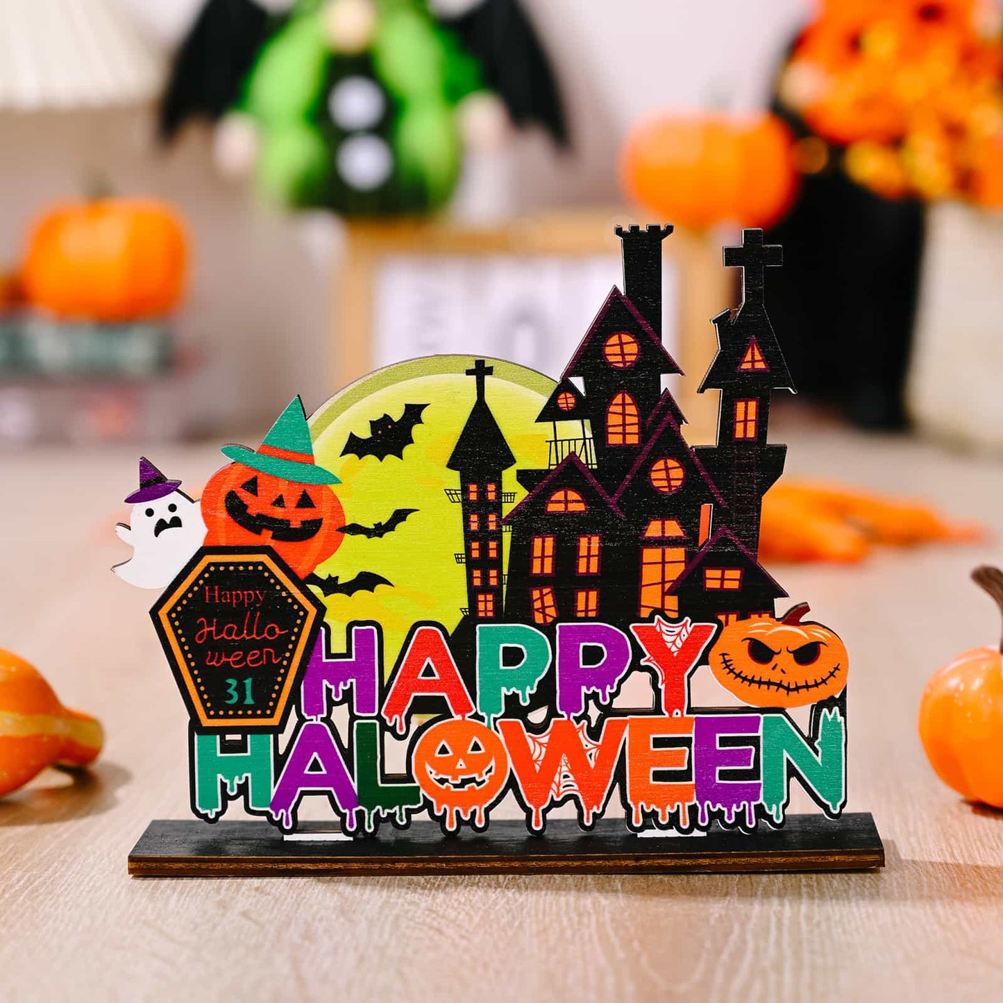 Assorted 2 - Piece Halloween Element Ornaments - Jaazi International