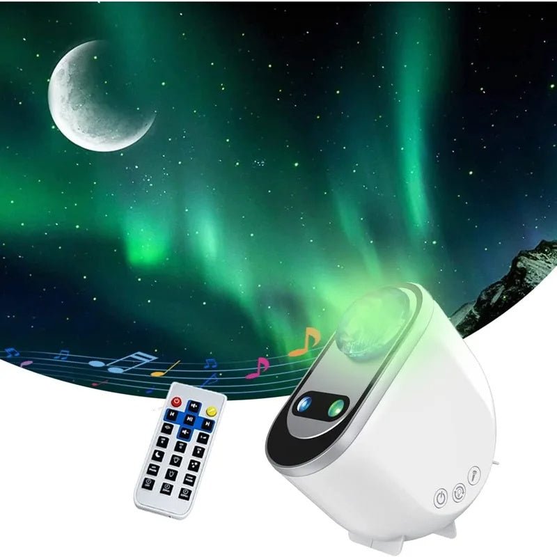 Aurora Borealis Starlight Projectors LED Galaxy Star Atmosphere Galaxy Night Light Home Bedroom Sky Moon Lamp Room Decor Gift - Jaazi Intl