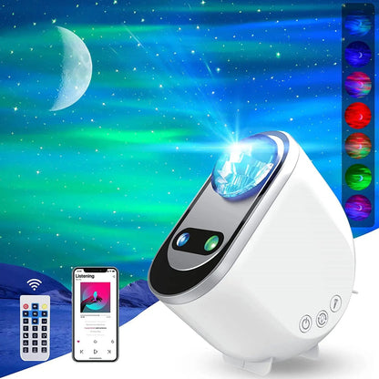 Aurora Borealis Starlight Projectors LED Galaxy Star Atmosphere Galaxy Night Light Home Bedroom Sky Moon Lamp Room Decor Gift - Jaazi Intl