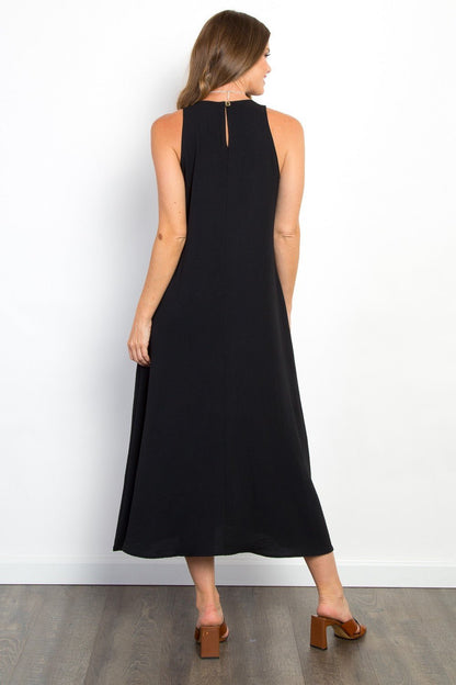 Be Stage Midi Tank Dress with Pockets - Jaazi Intl